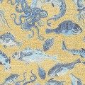 Tapeta mozaika stworzeń morskich J&V 26051 Mikonos Scalamandre