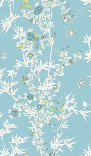 Tapeta roślinna w orientalnym stylu J&V 26058 Jardin de Chine Scalamandre