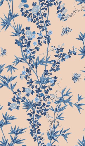 Tapeta roślinna w orientalnym stylu J&V 26059 Jardin de Chine Scalamandre