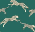 Tapeta gepardy J&V 26018 Leaping Cheetah Scalamandre