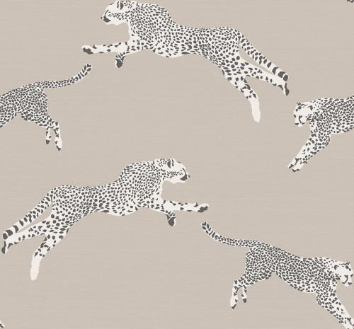 Tapeta J&V 26023 Leaping Cheetah Scalamandre