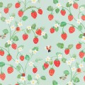 Tapeta truskawki i owady Villa Nova W640/01 Strawberry Patch Picturebook II
