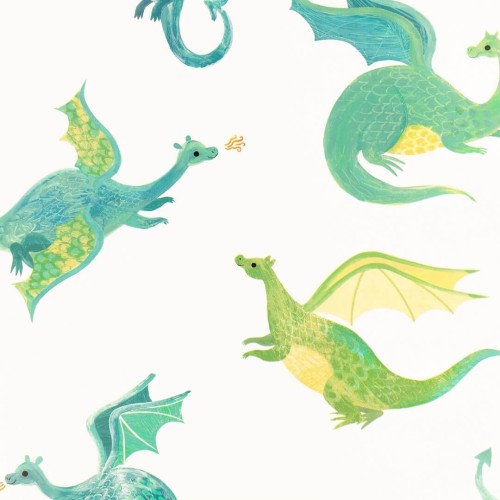 Tapeta smoki Villa Nova W647/01 Dreams Wallcovering Dragons Dreams Picturebook II