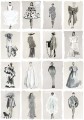 Tapeta modelki Cole & Son 175/1002M Monochrome Pearl Harrods Couture Carouse