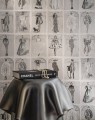 Tapeta modelki Cole & Son 175/2008M Monochrome Pearl With Windows Harrods Couture Carouse