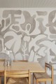 Fototapeta organiczne kształty Rebel Walls R20488 Harmony Forms Beige Symbolic