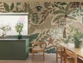 Fototapeta fantazyjny tropikalny krajobraz Rebel Walls R20507 Midnight Tropics Multi Symbolic