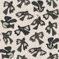 Fototapeta stylizowane ptaki Rebel Walls R20516 Dancing Wings Black White Symbolic