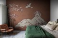Fototapeta inspirowana antyczną sztuką Rebel Walls R20527 Antiquity Rust Symbolic
