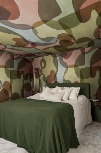 Fototapeta abstrakcyjne kształty Rebel Walls R21227 Overlap Multi Symbolic