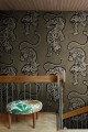 Fototapeta tygrysy i lamparty Rebel Walls R21242 Ink Tiger Brown Symbolic
