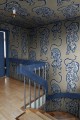 Fototapeta tygrysy i lamparty Rebel Walls R21243 Ink Tiger Blue Symbolic
