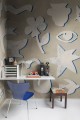 Fototapeta wycięte symbole Rebel Walls R21256 Symbolic Blue Beige Symbolic