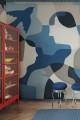 Fototapeta abstrakcyjna Rebel Walls R21260 Silent Conversation Blue Symbolic