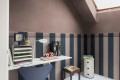 Fototapeta paski i akwarelowe pociągnięcia Rebel Walls R21264 Striped Panel Pink Symbolic