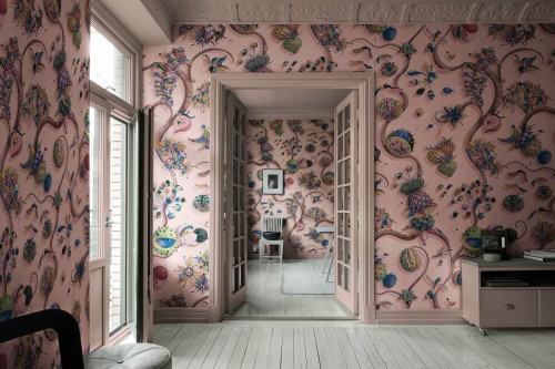 Fototapeta roślinna Rebel Walls R21034 Eden Tree Pink Sam Wilde