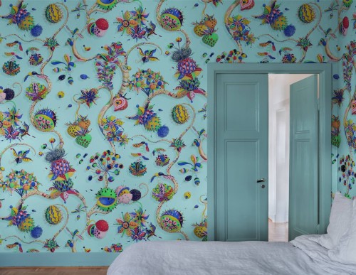 Fototapeta roślinna Rebel Walls R21035 Eden Tree Mint Sam Wilde