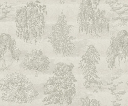 Fototapeta mityczny las Rebel Walls R21041 Yggdrasil Forest Beige Sam Wilde