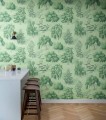 Fototapeta mityczny las Rebel Walls R21045 Yggdrasil Forest Green Sam Wilde