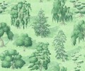 Fototapeta mityczny las Rebel Walls R21045 Yggdrasil Forest Green Sam Wilde