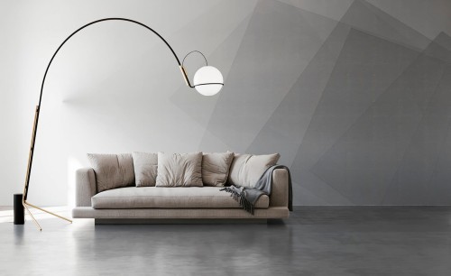 Fototapeta geometryczna inspirowana subtelnym ruchem TapLab 621_003 PAGES Collection 25