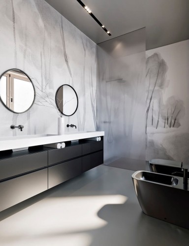 Fototapeta akwarelowe drzewa TapLab 630_004 SENTIERI Collection 25