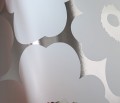 Tapeta metaliczna kwiaty maki J&V 25907 Unikko Marimekko