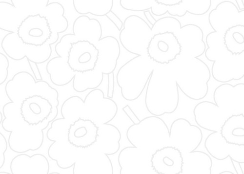 Tapeta kwiaty J&V 25910 Piirto Unikko Marimekko