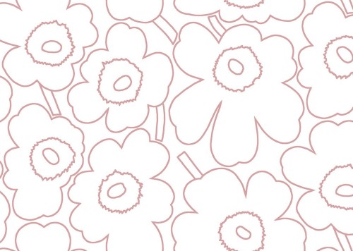 Tapeta kwiaty J&V 25911 Piirto Unikko Marimekko