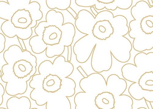 Tapeta kwiaty J&V 25912 Piirto Unikko Marimekko