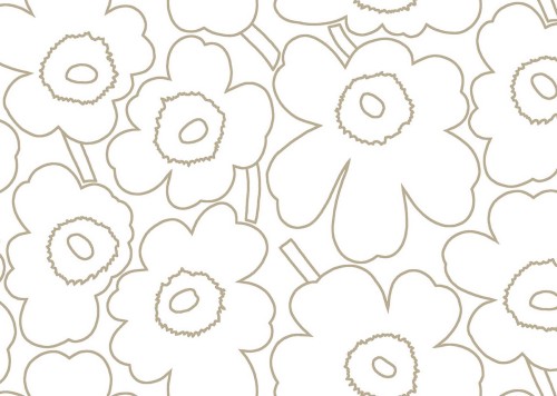 Tapeta kwiaty J&V 25914 Piirto Unikko Marimekko