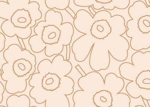 Tapeta metaliczne linie kwiatów J&V 25915 Piirto Unikko Marimekko