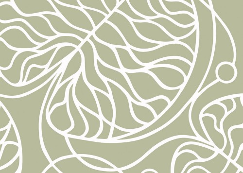 Tapeta stylizowane liście J&V 25921 Bottna Marimekko