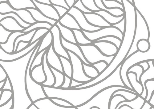 Tapeta metaliczne stylizowane liście J&V 25922 Bottna Marimekko