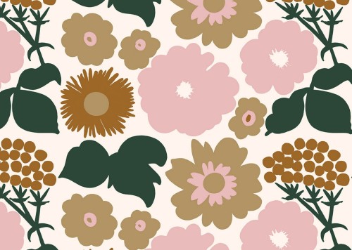 Tapeta kwiaty J&V 25930 Kukkatori Marimekko