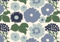 Tapeta kwiaty J&V 25931 Kukkatori Marimekko