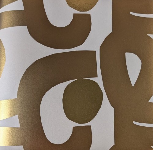 Tapeta abstrakcyjna metaliczna J&V 25967 Seppel Marimekko
