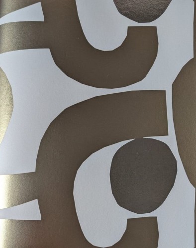 Tapeta abstrakcyjna metaliczna J&V 25968 Seppel Marimekko