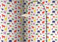 Tapeta zwierzęta na kółkach J&V 25986 Rulla Marimekko