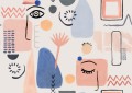 Mural abstrakcyjny Grandeco Boutique RB249 Daydreamers