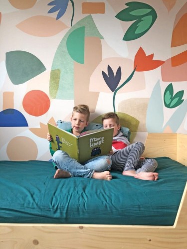 Mural w abstrakcyjne kształty Grandeco Boutique RB254 Daydreamers