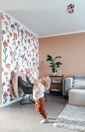 Mural kwiaty Grandeco Boutique RB266 Daydreamers