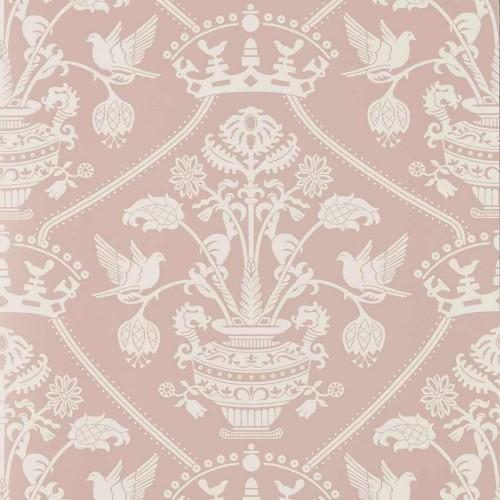 Tapeta z adamaszkiem Sanderson 217504 Highgrove Damask Highgrove