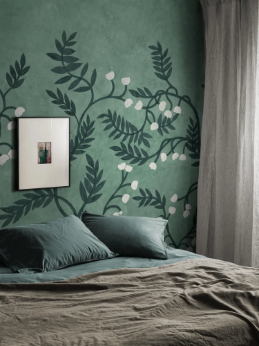 Mural artystyczny z roślinnym wzorem Boras Tapeter Studio 9686W Whispering Bell