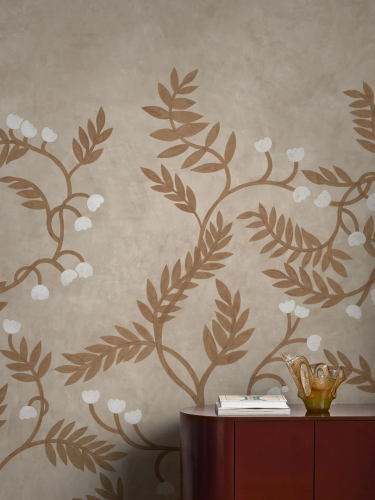 Mural artystyczny z roślinnym wzorem Boras Tapeter Studio 9687W Whispering Bell