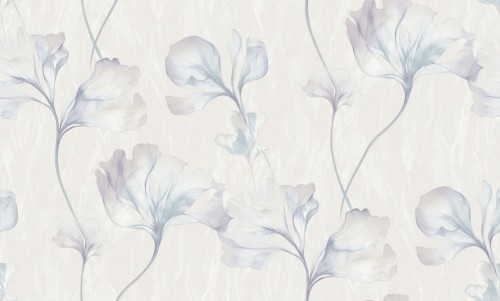 Tapeta eteryczne kwiaty Grandeco VE3306 Very - 106 cm szer.