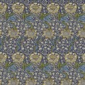Tkanina z florystyczno-roślinnym wzorem Morris & Co. 220322 Kennet Morris & Friends Fabric Volume II