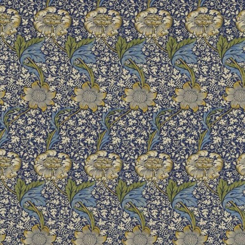Tkanina z florystyczno-roślinnym wzorem Morris & Co. 220322 Kennet Morris & Friends Fabric Volume II