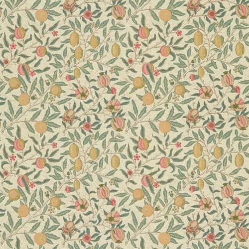 Tkanina lniano-bawełniana z botanicznym wzorem Morris & Co. DMC1FU205 Fruit Morris & Friends Fabric Volume II