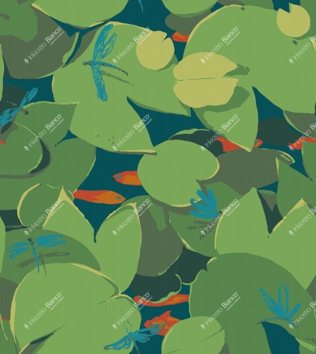 Fototapeta artystyczne liście Inkiostro Bianco ASSALONNE INKLNSA2501 Ken Scott Unconventional